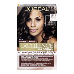 Barva na vlasy L'Oréal Paris Excellence Creme Triple Protection 48 ml 5U Light Brown