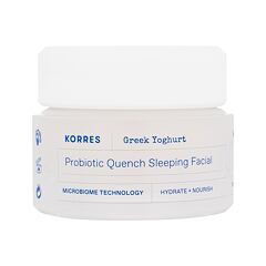 Noční pleťový krém Korres Greek Yoghurt Probiotic Quench Sleeping Facial 40 ml
