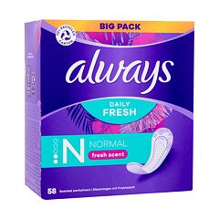 Slipová vložka Always Daily Fresh Normal Fresh Scent 58 ks