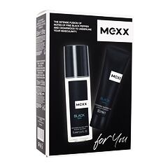Deodorant Mexx Black 75 ml poškozená krabička Kazeta
