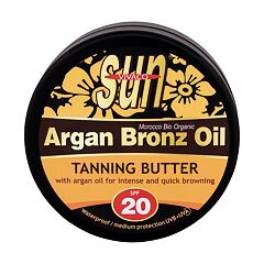 Opalovací přípravek na tělo Vivaco Sun Argan Bronz Oil Tanning Butter SPF20 200 ml