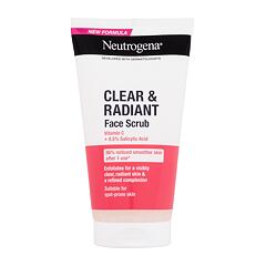 Peeling Neutrogena Clear & Radiant Face Scrub 150 ml
