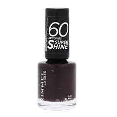 Lak na nehty Rimmel London 60 Seconds Super Shine 8 ml 345 Black Cherries poškozený flakon