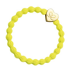 Gumička na vlasy By Eloise London Gold Heart 1 ks Sunshine Yellow