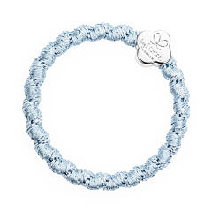 Gumička na vlasy By Eloise London Woven Silver Quatrefoil 1 ks Faded Denim