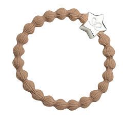 Gumička na vlasy By Eloise London Silver Star 1 ks Nude