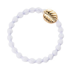 Gumička na vlasy By Eloise London Gold Palm Leaf 1 ks white