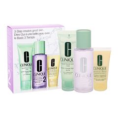 Čisticí voda Clinique 3-Step Skin Care 100 ml Kazeta