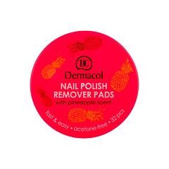 Odlakovač nehtů Dermacol Nail Polish Remover Pads 32 ks