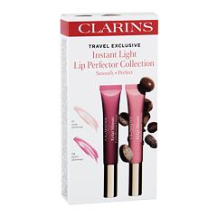 Lesk na rty Clarins Instant Light Natural Lip Perfector 12 ml 01 Rose Shimmer Kazeta