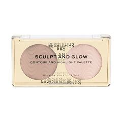 Konturovací paletka Revolution Pro Sculpt And Glow 4 g Desert Sky