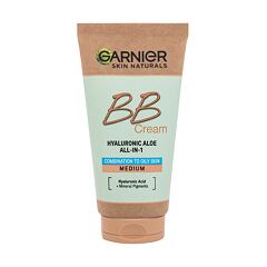 BB krém Garnier Skin Naturals BB Cream Hyaluronic Aloe All-In-1 50 ml Medium poškozený flakon