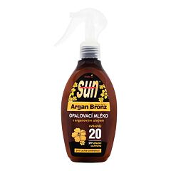 Opalovací přípravek na tělo Vivaco Sun Argan Bronz Suntan Lotion SPF20 200 ml