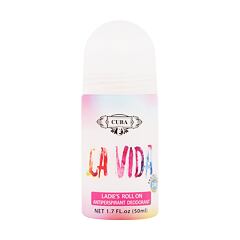 Antiperspirant Cuba La Vida Ladie's Roll On 50 ml