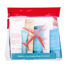 Tělové mléko Clarins Hand-To-Toe Moisturizing Essentials 100 ml Kazeta