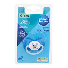 Dudlík Canpol babies Bunny & Company Latex Soother Blue 0-6m 1 ks