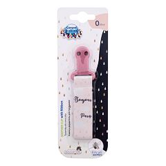 Klip na dudlík Canpol babies Bonjour Paris Soother Clip With Ribbon 1 ks