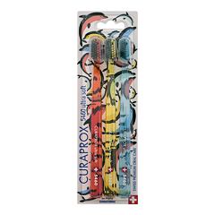Klasický zubní kartáček Curaprox 5460 Ultra Soft Trio Summer Dolphin Edition 1 balení
