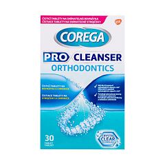 Čisticí tablety a roztoky Corega Pro Cleanser Orthodontic Tabs 1 balení