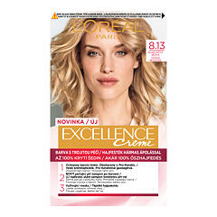 Barva na vlasy L'Oréal Paris Excellence Creme Triple Protection 1 ks 8,13 Blond Light Beige