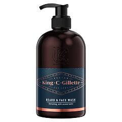 Šampon na vousy Gillette King C. Beard & Face Wash 350 ml