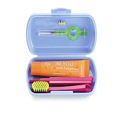 Klasický zubní kartáček Curaprox Travel Set Blue 1 ks