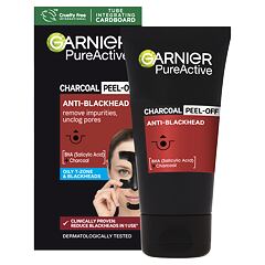 Pleťová maska Garnier Pure Active Charcoal Anti-Blackhead Peel-Off 50 ml