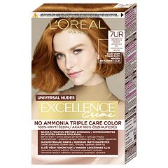 Barva na vlasy L'Oréal Paris Excellence Creme Triple Protection 48 ml 7UR Universal Copper