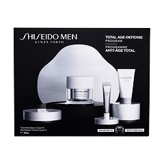 Denní pleťový krém Shiseido MEN Total Revitalizer Cream Total Age-Defense Program 50 ml Kazeta
