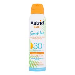 Opalovací přípravek na tělo Astrid Sun Coconut Love Dry Mist Spray SPF30 150 ml