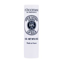 Balzám na rty L'Occitane Shea Butter Ultra Rich Lip Balm Stick 4,5 g