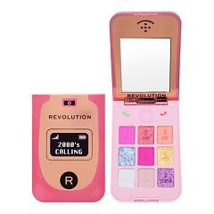 Oční stín Makeup Revolution London Y2K Baby Flip Phone Eyeshadow Palette 3,6 g 2000's Calling
