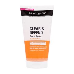 Peeling Neutrogena Clear & Defend Face Scrub 150 ml
