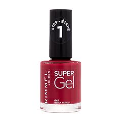 Lak na nehty Rimmel London Super Gel STEP1 12 ml 042 Rock n Roll