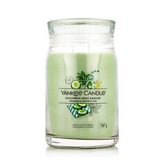 Vonná svíčka Yankee Candle Signature Cucumber Mint Cooler 567 g