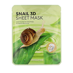 Pleťová maska Missha Snail 3D Sheet Mask 23 g