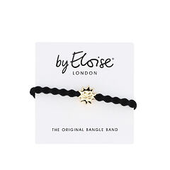 Gumička na vlasy By Eloise London Bling Charms Gold Diamanté Sun Black 1 ks Black