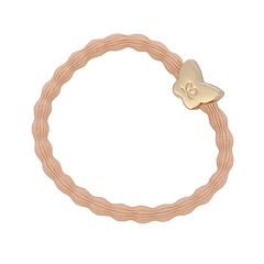 Gumička na vlasy By Eloise London Gold Butterfly Peach 1 ks