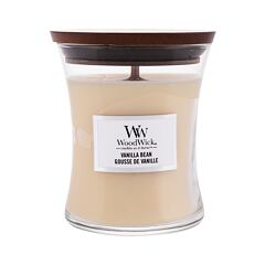 Vonná svíčka WoodWick Vanilla Bean 275 g vada zbarvení