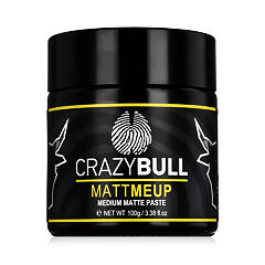 Krém na vlasy Crazy Bull MattMeup Medium Matte Paste 100 g