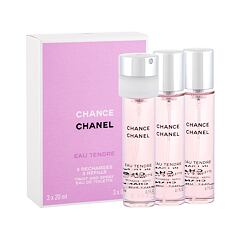 Toaletní voda Chanel Chance Eau Tendre Náplň 3x 20 ml 20 ml