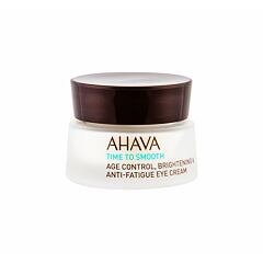 Oční krém AHAVA Time To Smooth Age Control, Brightening & Anti-Fatigue Eye Cream 15 ml