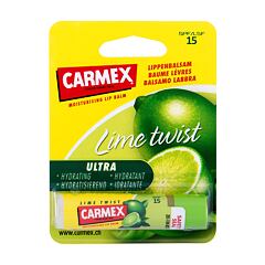 Balzám na rty Carmex Ultra Moisturising Lip Balm Lime Twist SPF15 4,25 g