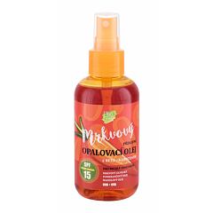 Opalovací přípravek na tělo Vivaco Bio Carrot Suntan Oil SPF15 150 ml