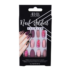 Umělé nehty Ardell Nail Addict Premium 24 ks Chrome Pink Foil