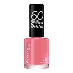 Lak na nehty Rimmel London 60 Seconds Super Shine 8 ml 405 Rose Libertine