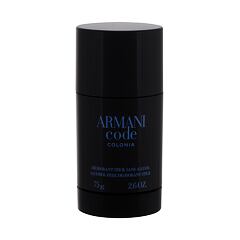 Deodorant Giorgio Armani Code Colonia 75 g