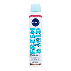 Suchý šampon Nivea Fresh & Mild Dark Hair Tones 200 ml poškozený flakon