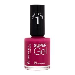 Lak na nehty Rimmel London Super Gel STEP1 12 ml 026 Sun Fun Daze