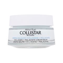 Denní pleťový krém Collistar Pure Actives (Attivi Puri) Collagen + Malachite Cream Balm 50 ml